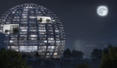 «The Grand Ballroom» de MVRDV gana el concurso para un complejo con estadio, apartamentos y hotel