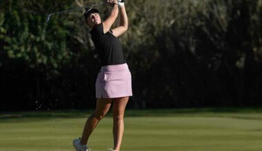 Mimi Rhodes, durante la tercera ronda del Andalucía Costa del Sol Open de España. © Tristan Jones.