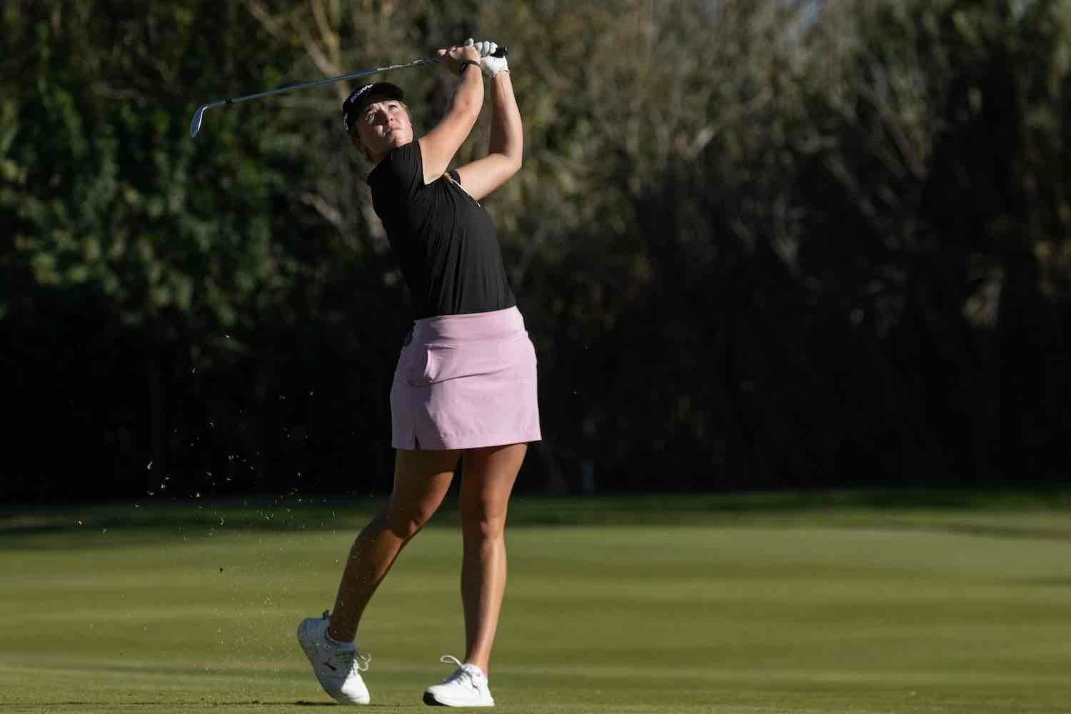 Mimi Rhodes, durante la tercera ronda del Andalucía Costa del Sol Open de España. © Tristan Jones.