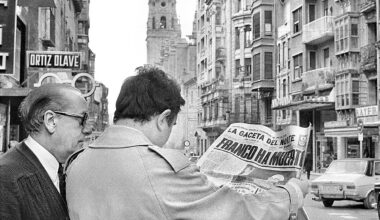 El día que murió Franco, por el fotógrafo logroñés Teo Martínez