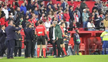 El acta de Munuera Montero relata la advertencia de suspensión del derbi Sevilla