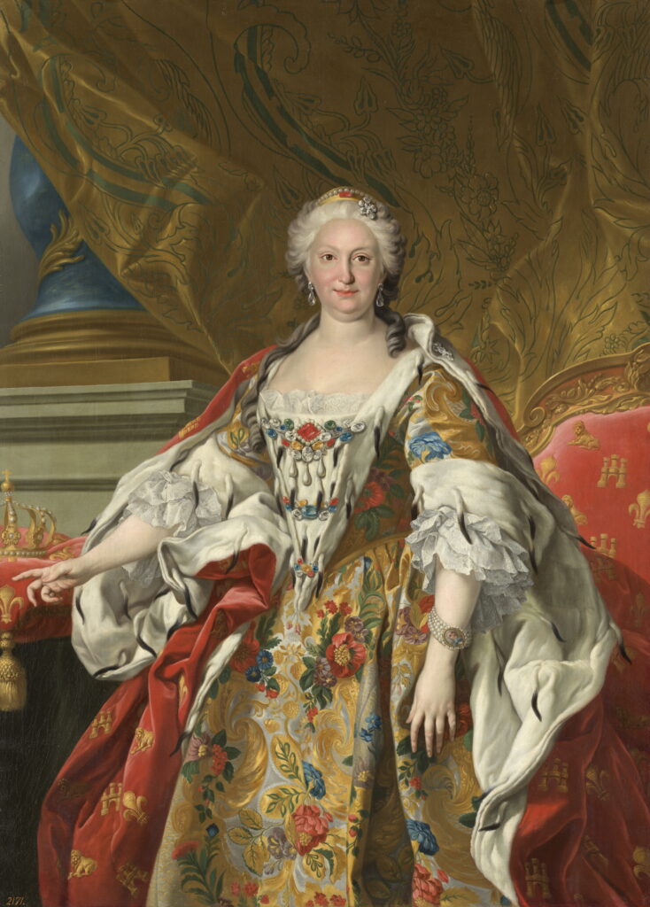 Louis-Michel van Loo. La reina Isabel de Farnesio, 1739. Museo Nacional del Prado