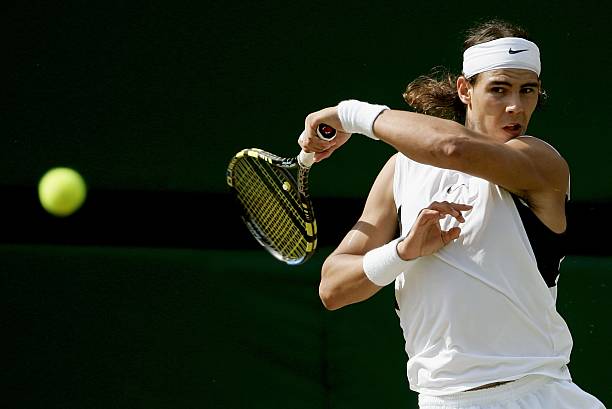 Rafael Nadal, joven. Foto: gettyimages