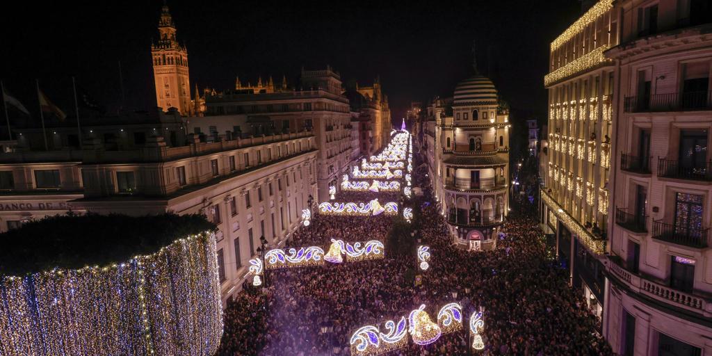 encendido de luces, zambombas, mercadillos y atracciones