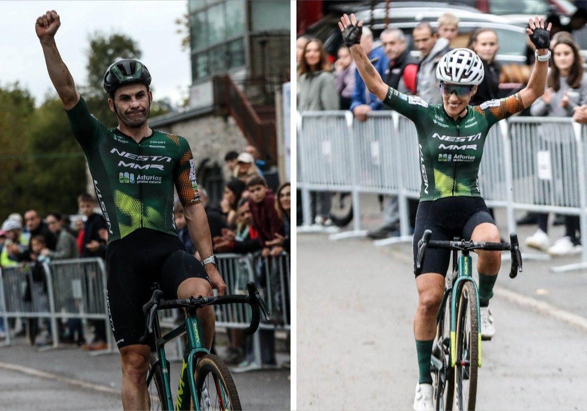 Kevin Suárez y Lucía González encumbran al Ciclocross de Amurrio