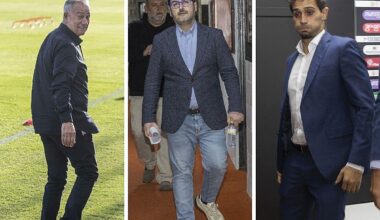 Los tres actores principales de una película de terror y suspense en el Efesé