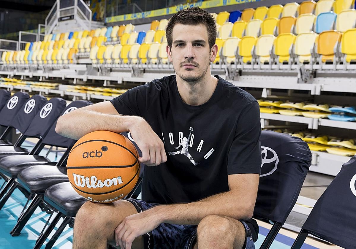 Nicolás Brussino, jugador del Dreamland Gran Canaria: «Encontramos un camino y trataremos de seguirlo hasta el final de esta temporada»