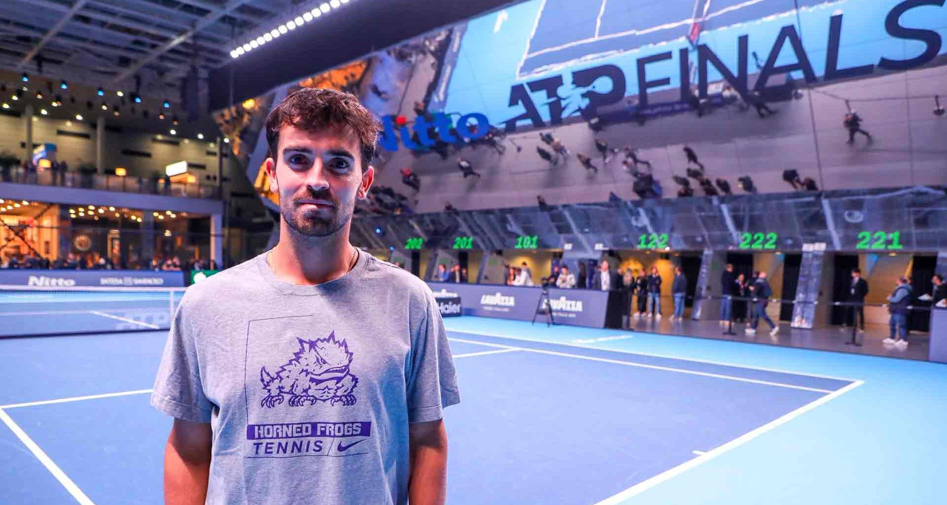 Pedro Vives durante esta semana en las Nitto ATP Finals.