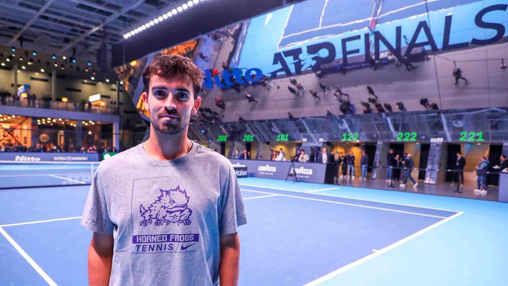 Pedro Vives durante esta semana en las Nitto ATP Finals.