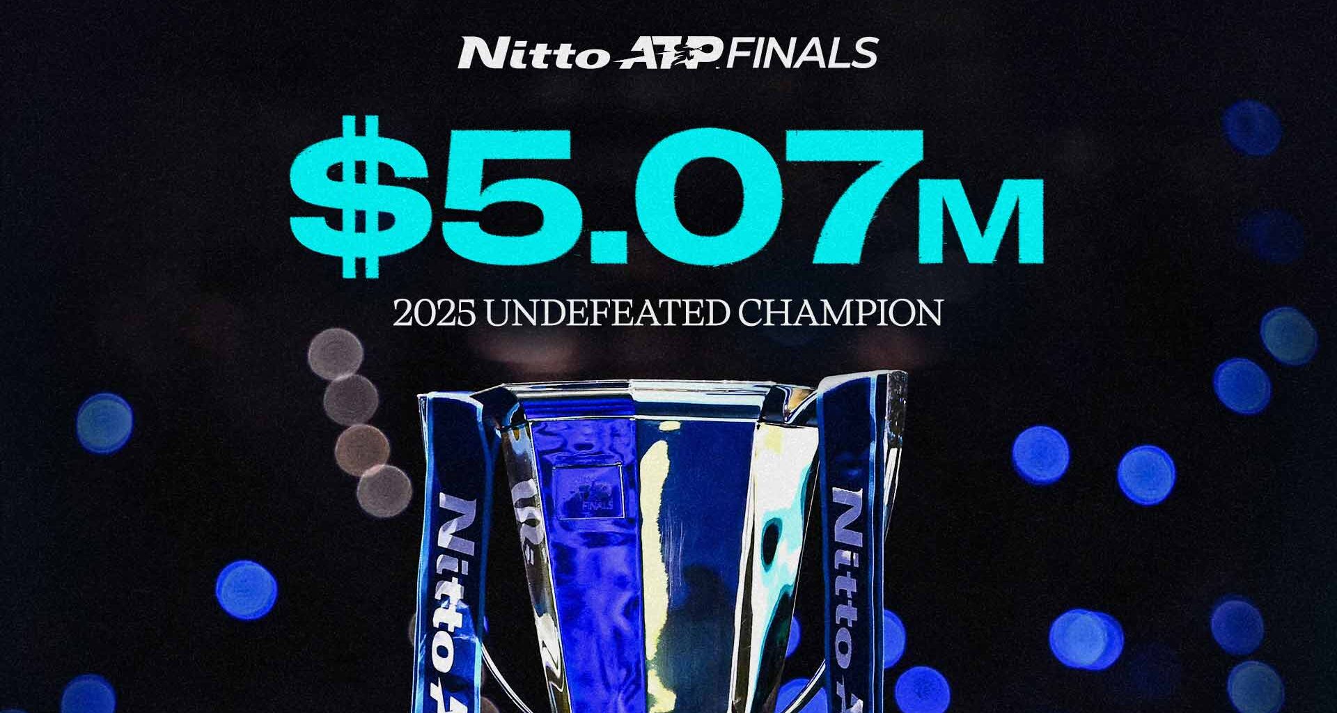 ¿Cuánto dinero buscan ganar Alcaraz y Sinner con el título de las Nitto ATP Finals? | ATP Tour