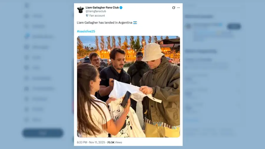 Oasis en la Argentina 12112025