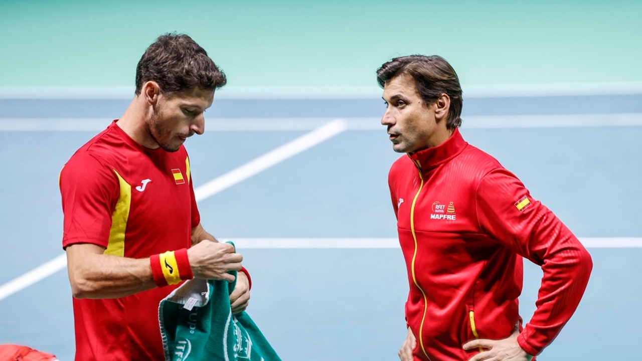 El severo 'enfado' de Carreño con el público italiano en la final de la Copa Davis