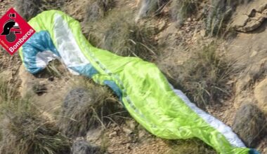 Muere un parapentista tras caer en la ladera de una montaña de Alicante