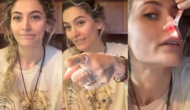 Paris Jackson muestra su tabique nasal perforado: «Sí, es por lo que pensáis. No consumáis drogas, chicos»