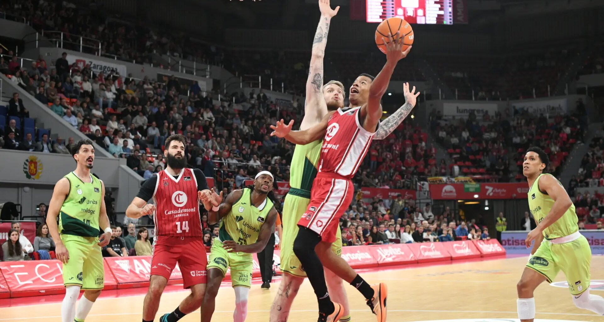 Resumen de la derrota del Casademont Zaragoza ante el Unicaja