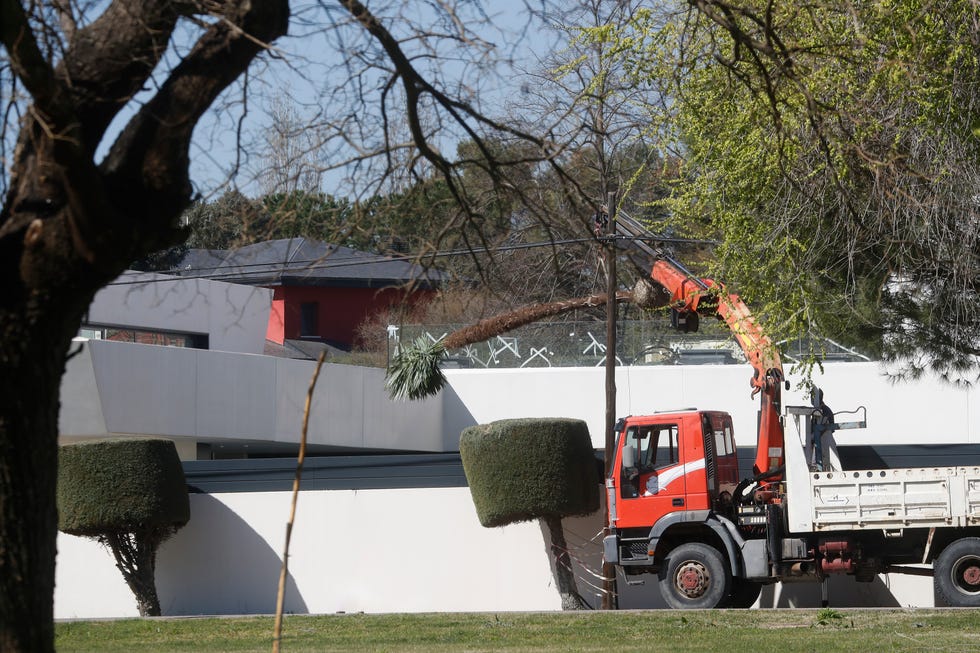 ﻿el exterior de la casa de paula echevarria, en una foto de archivo durante su construccion