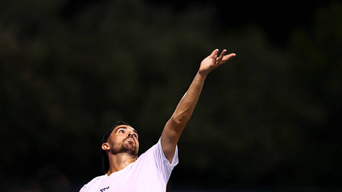 Pedro Vives, sparring en ATP Finals. Foto: gettyimages