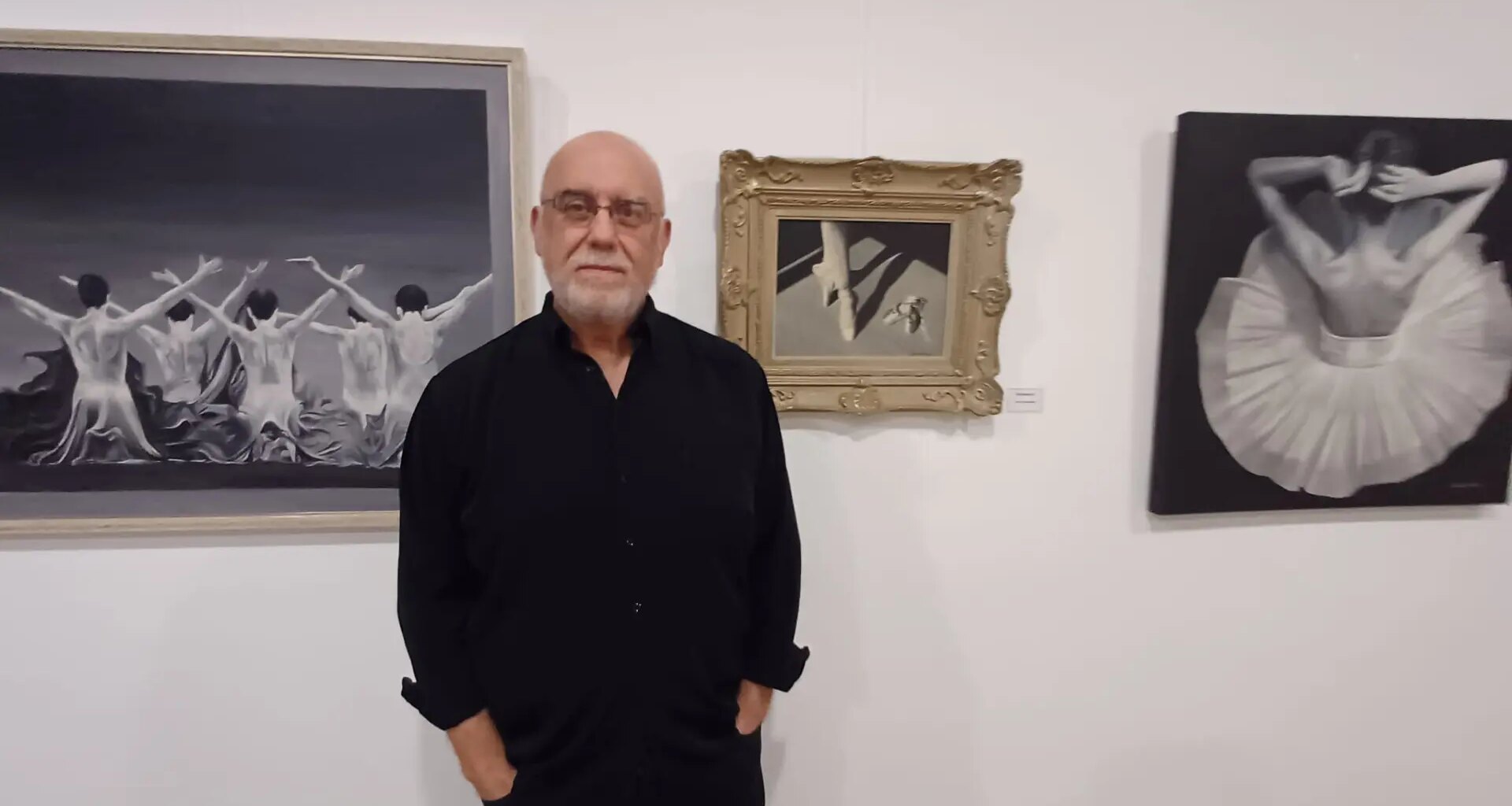 "Fui el primer artista de Europa que pintaba óleos en blanco y negro"