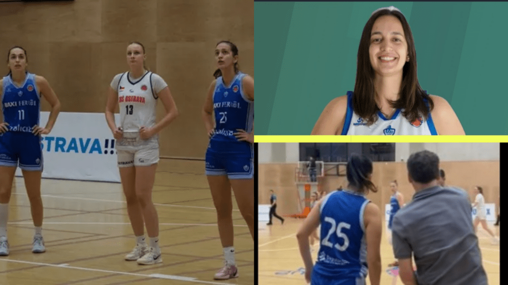 De fisio del equipo a saltar a la cancha... La historia de Silvia Millán y su debut con BAXI Ferrol compartiendo pista con su hermana