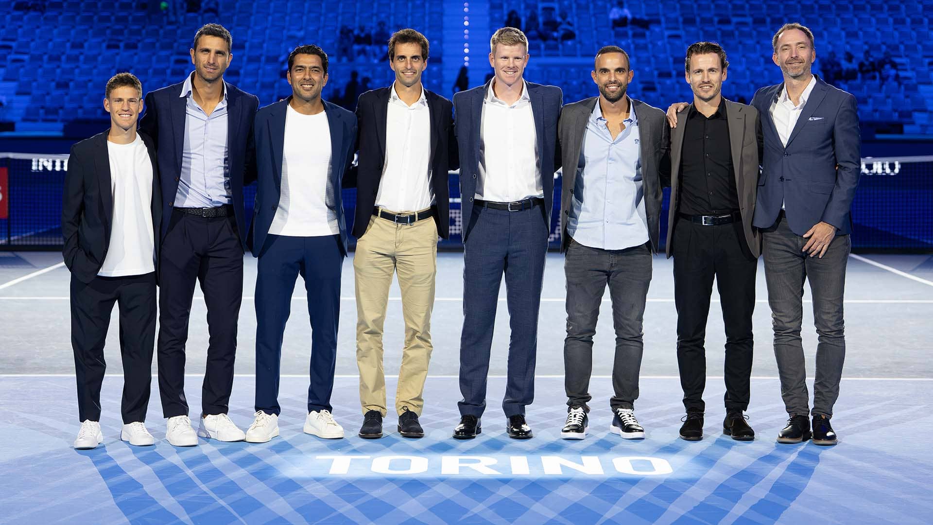 Los ocho jugadores, recientemente retirados, fueron homenajeados este viernes en las Nitto ATP Finals.