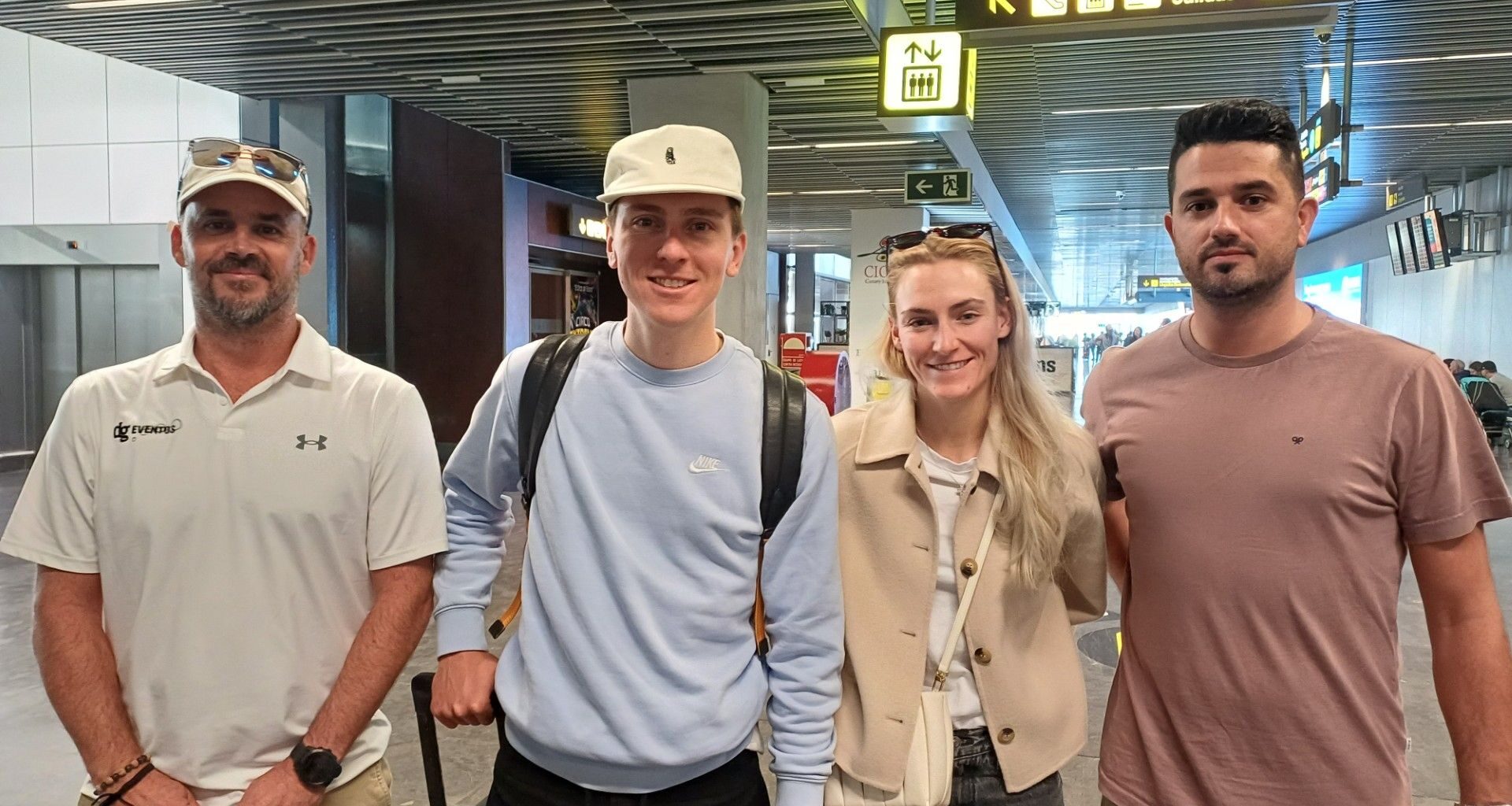 Tadej Pogačar ya está en Gran Canaria