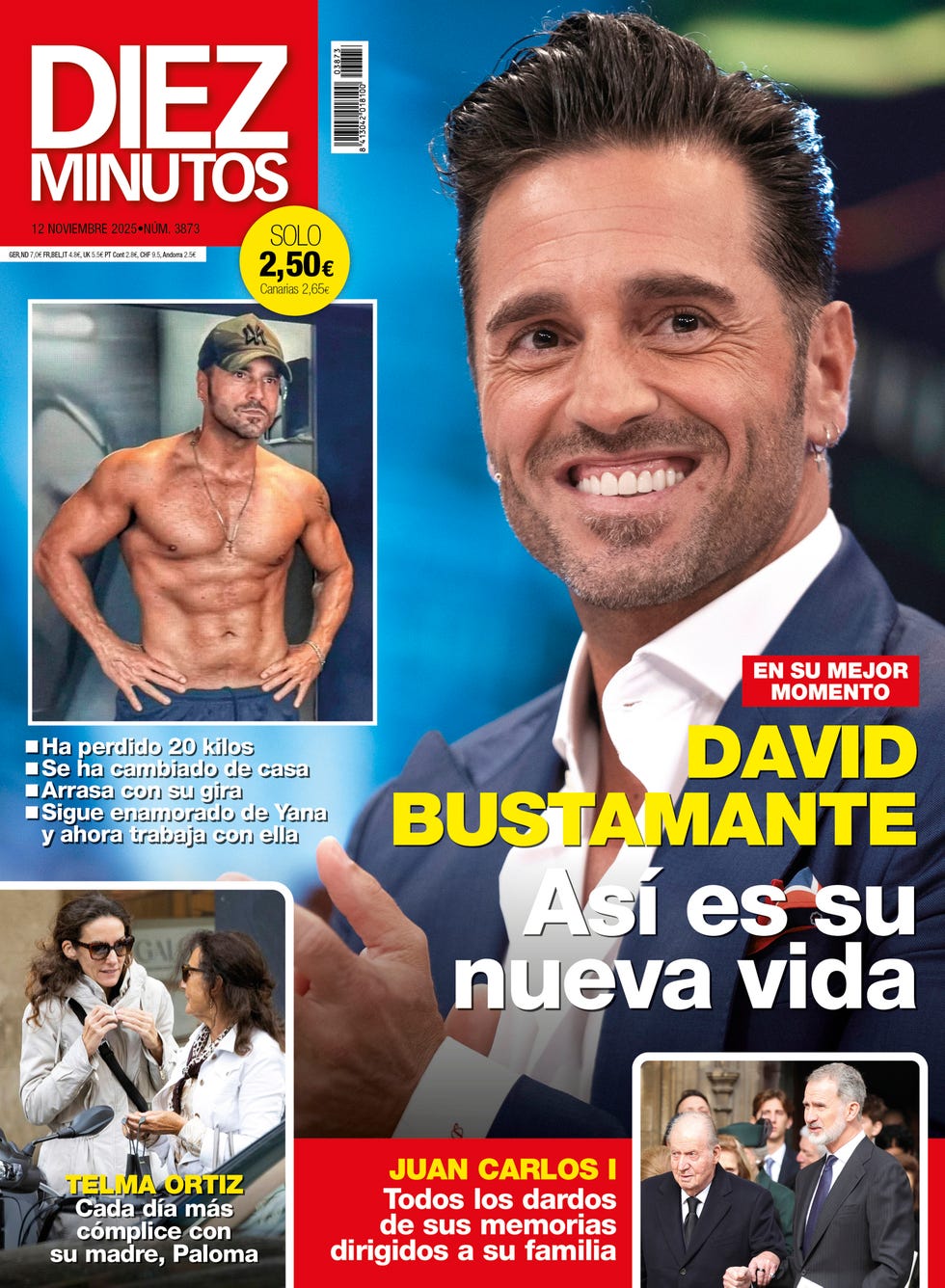 david bustamante en la portada de diez minutos