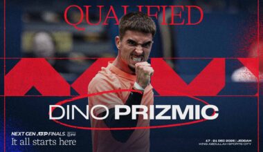 Dino Prizmic consigue su lugar en las Next Gen ATP Finals presented by PIF | ATP Tour