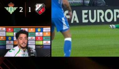 La reacción de Pablo Fornals al ver la acción de Isco Alarcón.