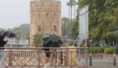 la Aemet activa la alerta amarilla por lluvias y tormentas este jueves