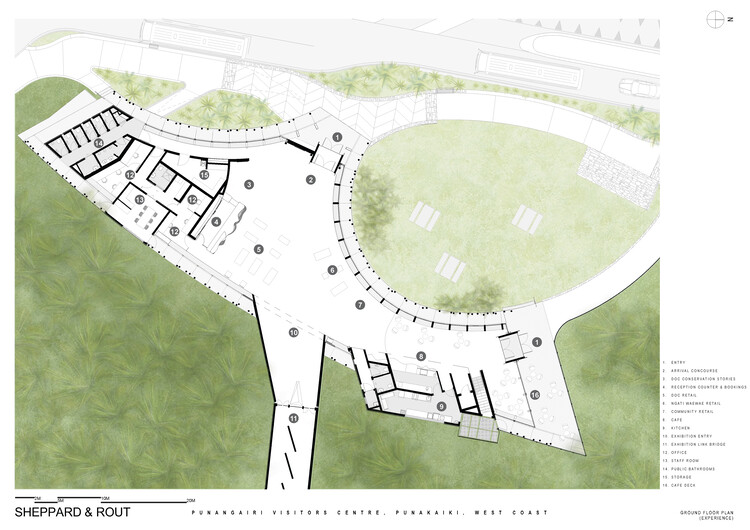 Centro de visitantes Punangairi / Sheppard & Rout Architects - Imagen 26 de 30