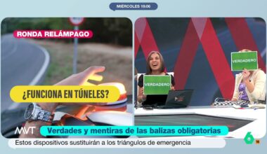 José Luis Torá pone a prueba a Más Vale Tarde sobre las verdades y mentiras de las balizas V16: "¿Funcionan en túneles?"