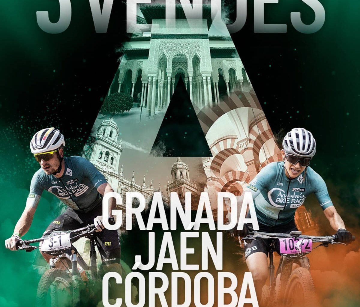 Granada, Jaén y Córdoba en seis días de competición, del 23 al 28 de febrero. Imagen: Andalucía Bike Race