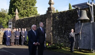 Alemania pide perdón en Gernika por los muertos durante la Guerra Civil y el PNV exige que el rey también lo haga