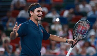 Roger Federer habla sobre su introducción al Hall of Fame. Foto: Getty