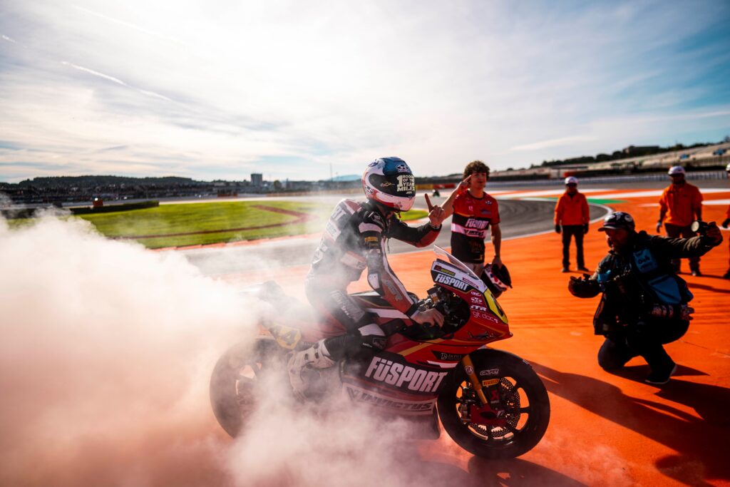 Milan Pawelec, Campeón de Europa de Moto2 en el Circuit Ricardo Tormo