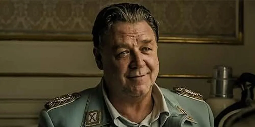 Russell Crowe se come a Göring, al psiquiatra y al fiscal