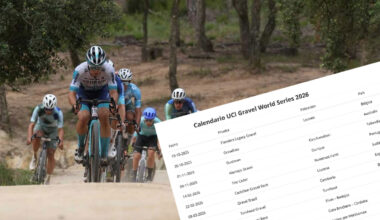 45 pruebas en el calendario de las UCI Gravel World Series 2026 (2 en España)