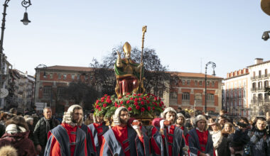 Pamplona celebra este sábado la festividad de San Saturnino con la comparsa de Gigantes y Cabezudos, salida de la Corporación en cuerpo de ciudad y procesión