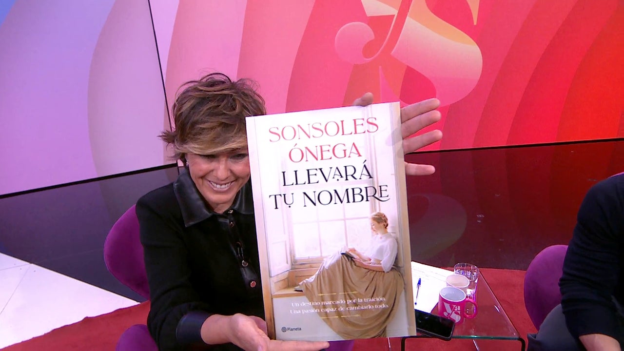 Sonsoles Ónega presenta la portada de su nueva novela, Llevará tu nombre
