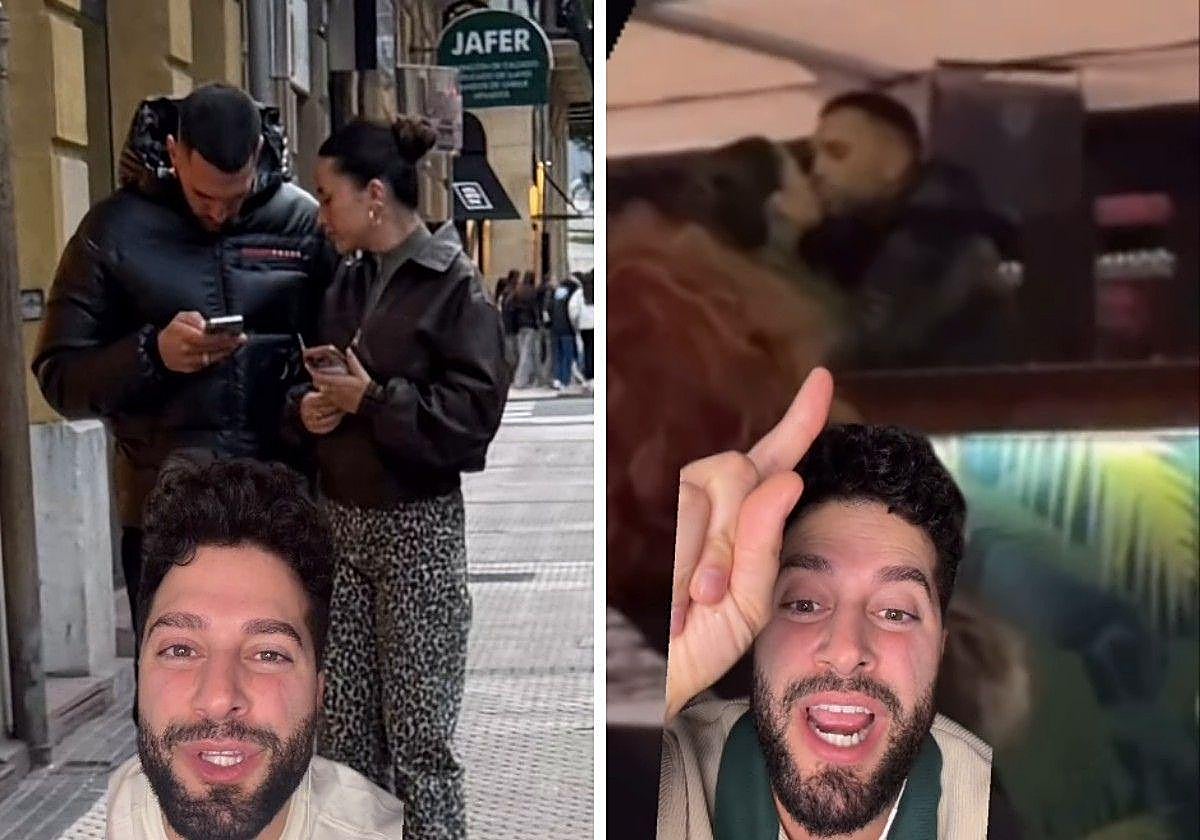 Se confirma la relación de dos tentadores de 'La isla de las tentaciones': vacaciones, paseo y beso en el centro de San Sebastián