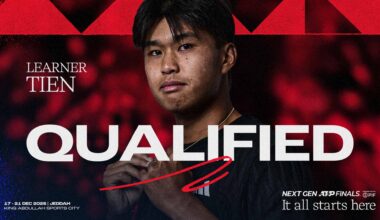 Learner Tien se clasifica para las Next Gen ATP Finals presented by PIF | ATP Tour