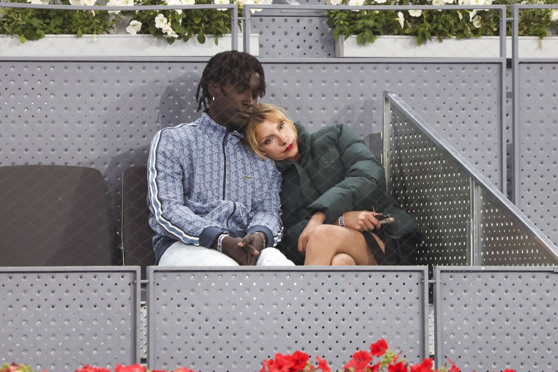 José Mendes Vieira y Najwa Nimri en el Open de Madrid. (Foto: Gtres)