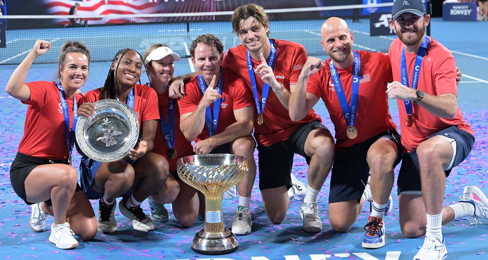 Estados Unidos conquistó la United Cup en 2025.