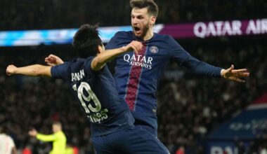 Ramos marca el gol del triunfo en el tiempo añadido para el líder PSG contra el Niza