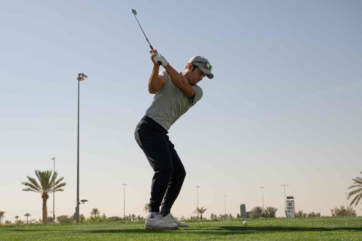 Borja Virto, en la Escuela de LIV Golf hace un año. (Photo by Montana Pritchard/LIV Golf)