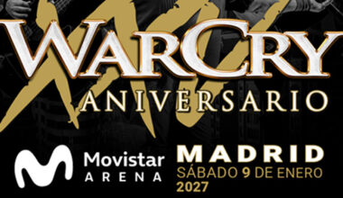 Warcry anuncia un concierto en el Movistar Arena de Madrid para inaugurar su gira 25º aniversario y presentar su nuevo disco, "Entre la niebla"