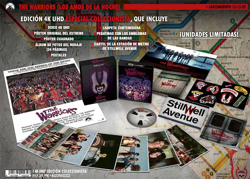 Concurso The Warriors (Los Amos de la noche) Edición Coleccionista en 4K Ultra HD 1 Concurso Warriors Edición Coleccionista en 4K Ultra HD