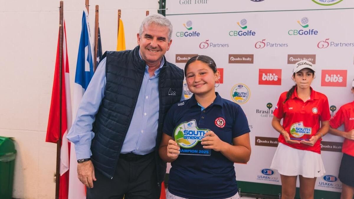 Albertina Lenardon campeona en el South American Championship US Kids