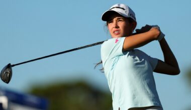 Kai, la nieta de Donald Trump, no pudo con los nervios e hizo agua en su primer torneo como golfista profesional