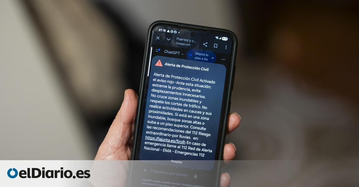 La Aemet activa la alerta roja en Málaga por lluvias y tormentas por el temporal